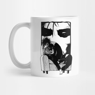 Sitting Dream (black) Mug